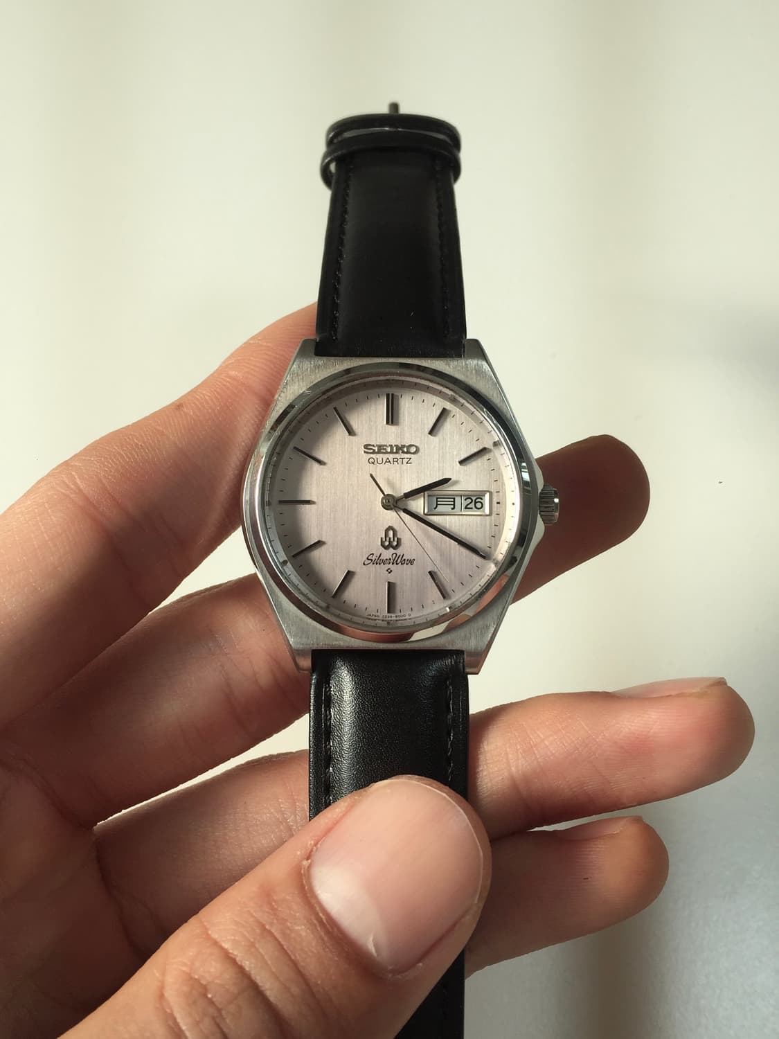 80s seiko silver wave quartz day-date 상품이미지5