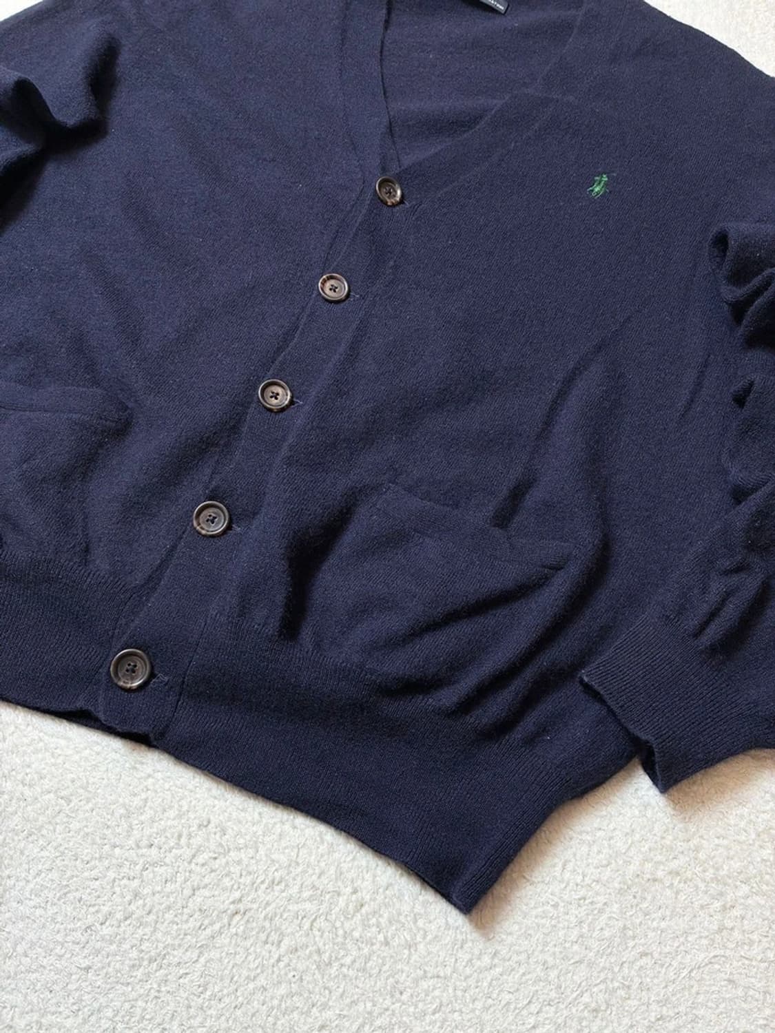 폴로 랄프로렌 00's 엘보 가죽 메리노 울니트 가디건 PN6384    상품이미지4