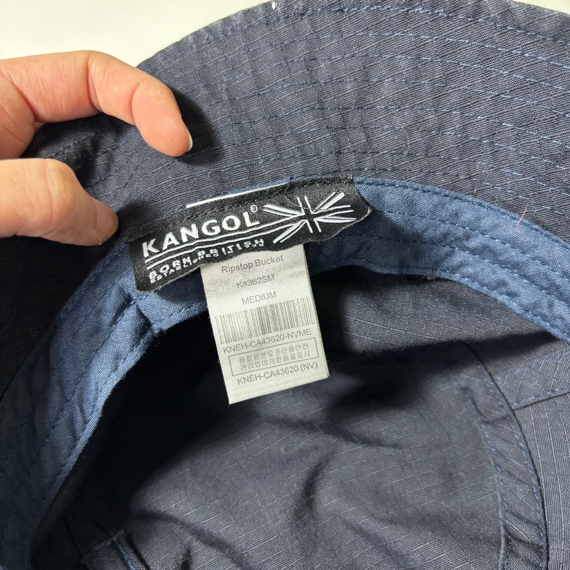 M 캉골 다크네이비 립스탑 벙거지 버킷햇 상품이미지4