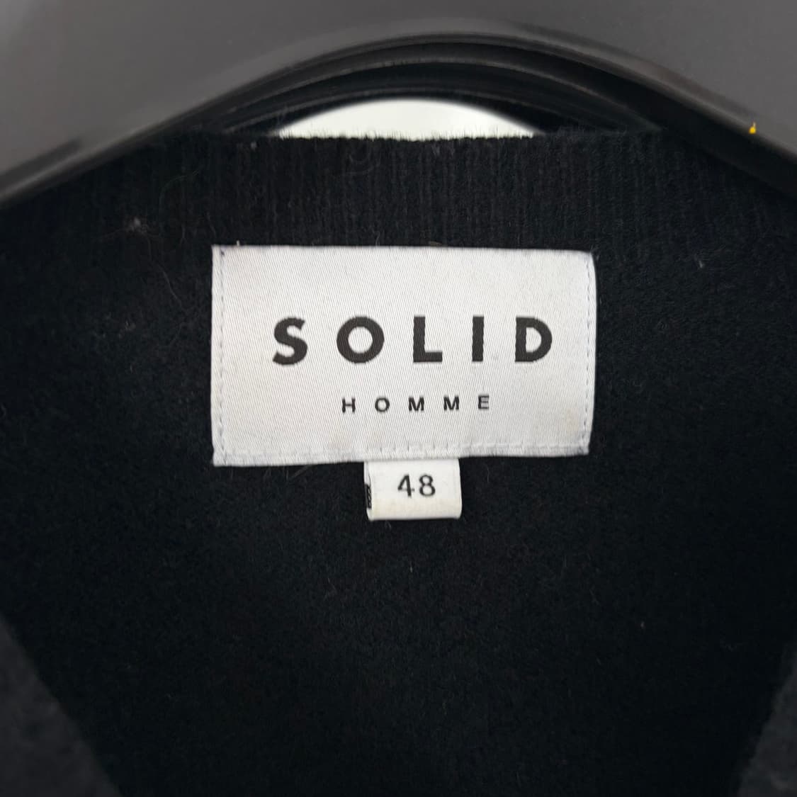 솔리드옴므 22FW 백로고 울 니트 상품이미지7