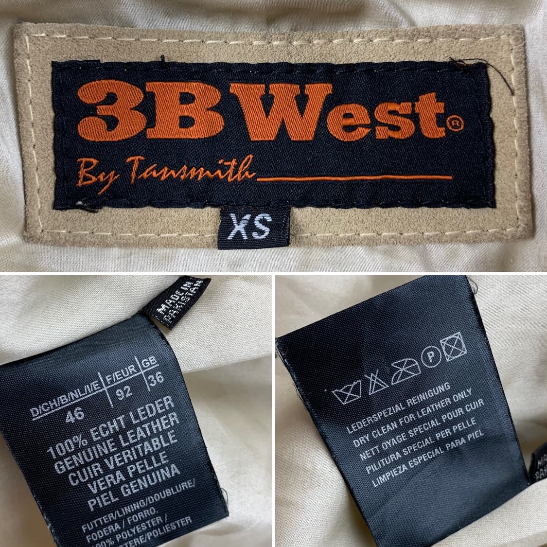 3B West by Tansmith 빈티지 스웨이드 웨스턴 프린지 자켓 상품이미지8