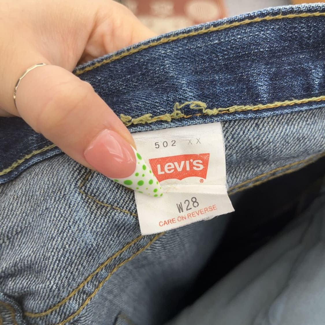 리바이스 502xx 올드스쿨 빅E 재팬 데님팬츠 28인치 C09029 상품이미지6