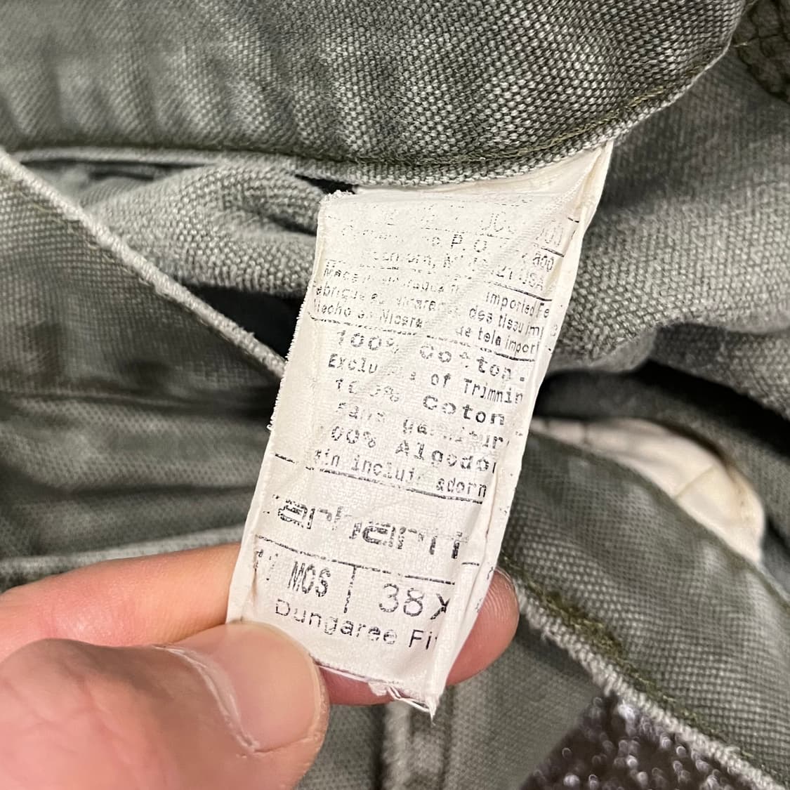 Carhartt B11 싱글니 카펜터 팬츠 (37“) 상품이미지5