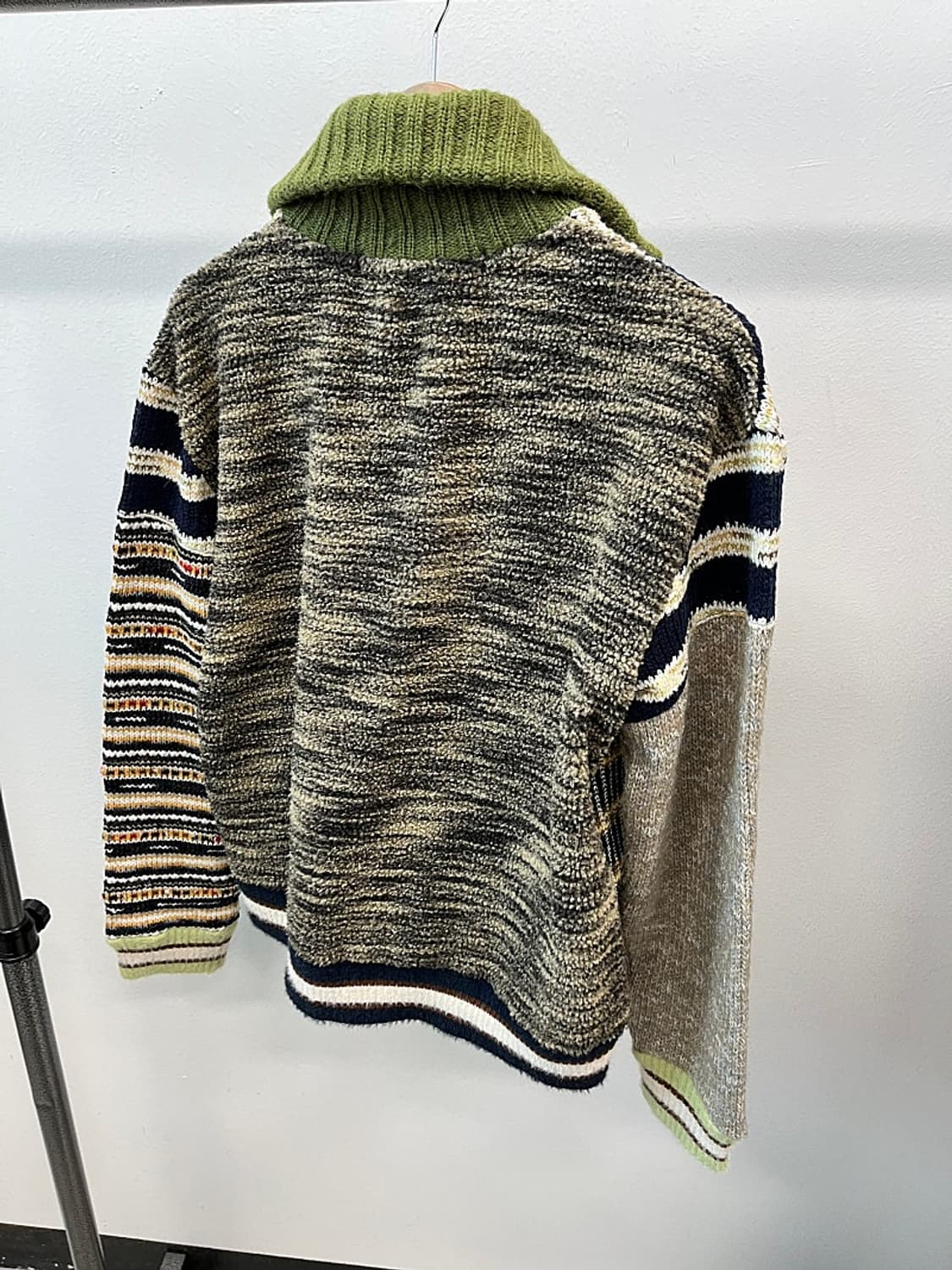 95) 앤더슨벨 패치워크 니트집업  상품이미지6