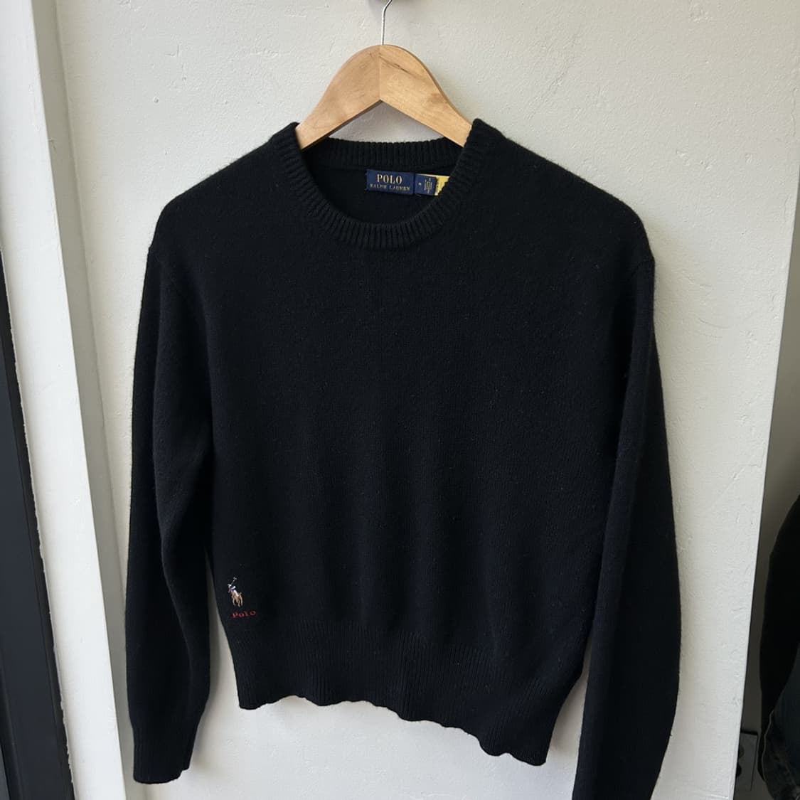 15822 - 폴로 랄프로렌 블랙 울 니트 (울 70% 캐시미어 10%) 상품이미지2