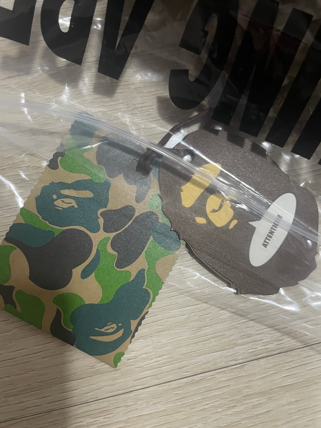 BAPE 베이프 후드 베이지 (정품 택O 새상품) 가격제안가능 상품이미지5
