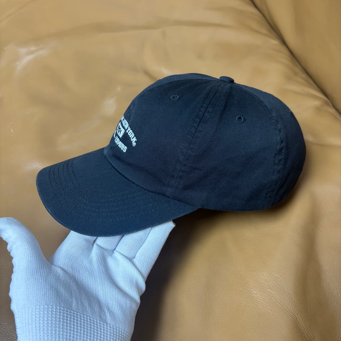 슈프림 6패널 볼캡 모자 24ss 뉴욕 아크 블랙 상품이미지4