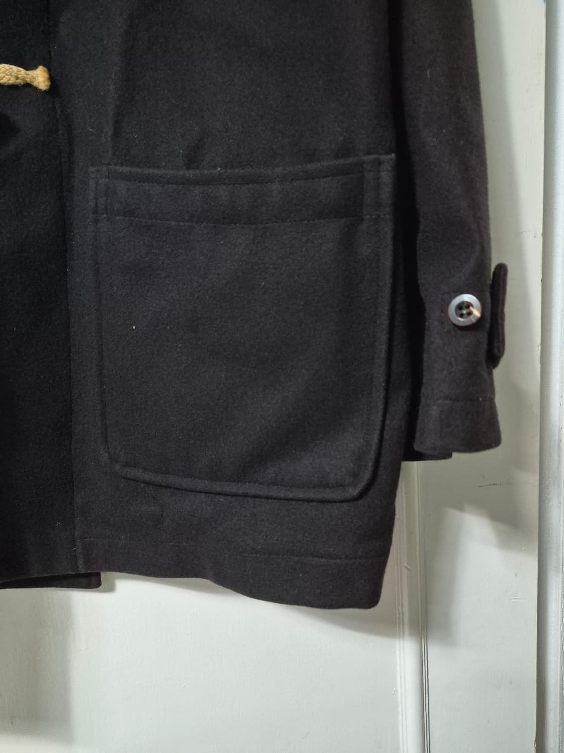 (42) 글로버올 후디드 더플코트 블랙 상품이미지3