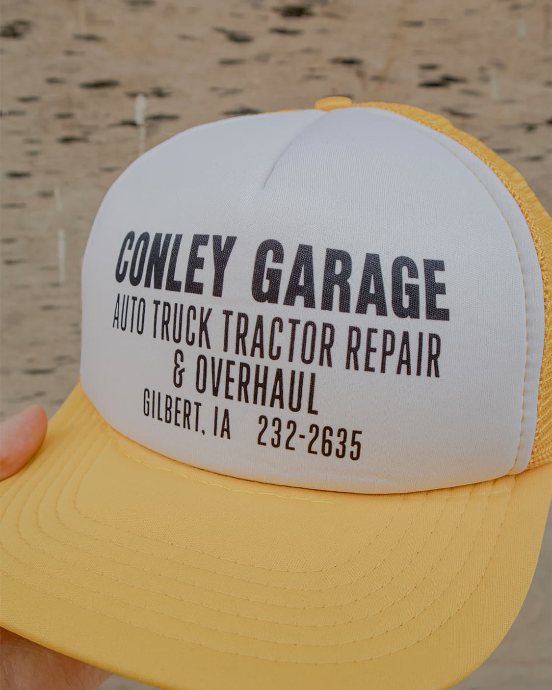 repair shop Vintage damage 매쉬 트러커 캡 상품이미지2