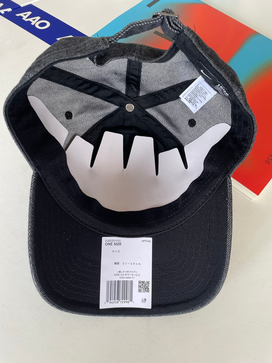 Nike ball cap 나이키 스우시 데님 볼캡 모자 상품이미지5