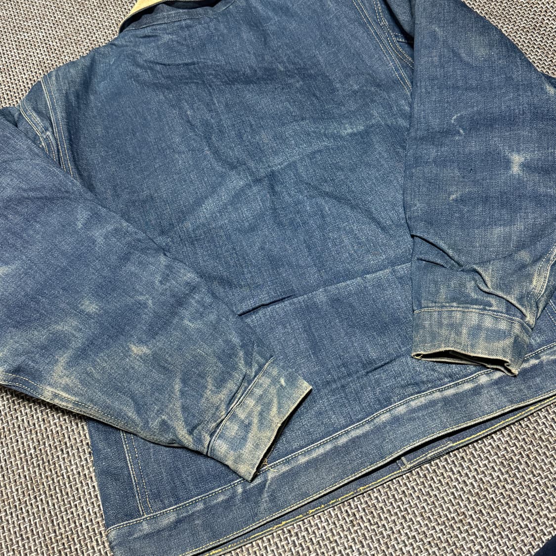 60~70s Big Smith 코듀로이 액센트 데님 웨스턴 워크자켓 상품이미지7