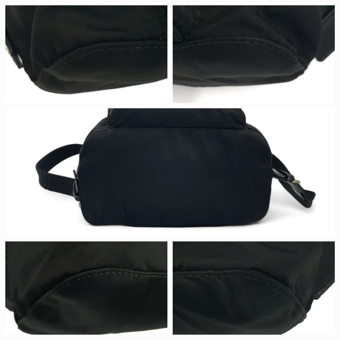 프라다 리나일론 원포켓 블랙 백팩 BZ4650 상품이미지9