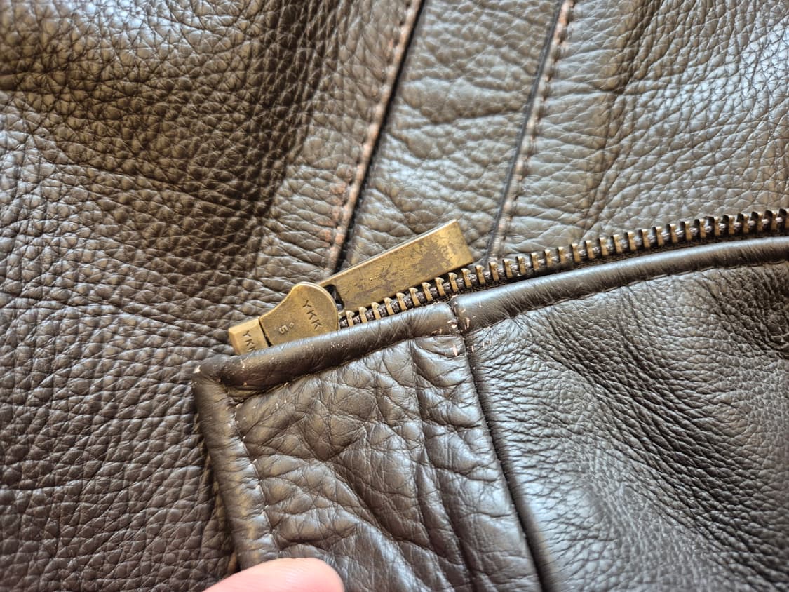 90s G-III 소가죽 싱글 자켓 상품이미지8