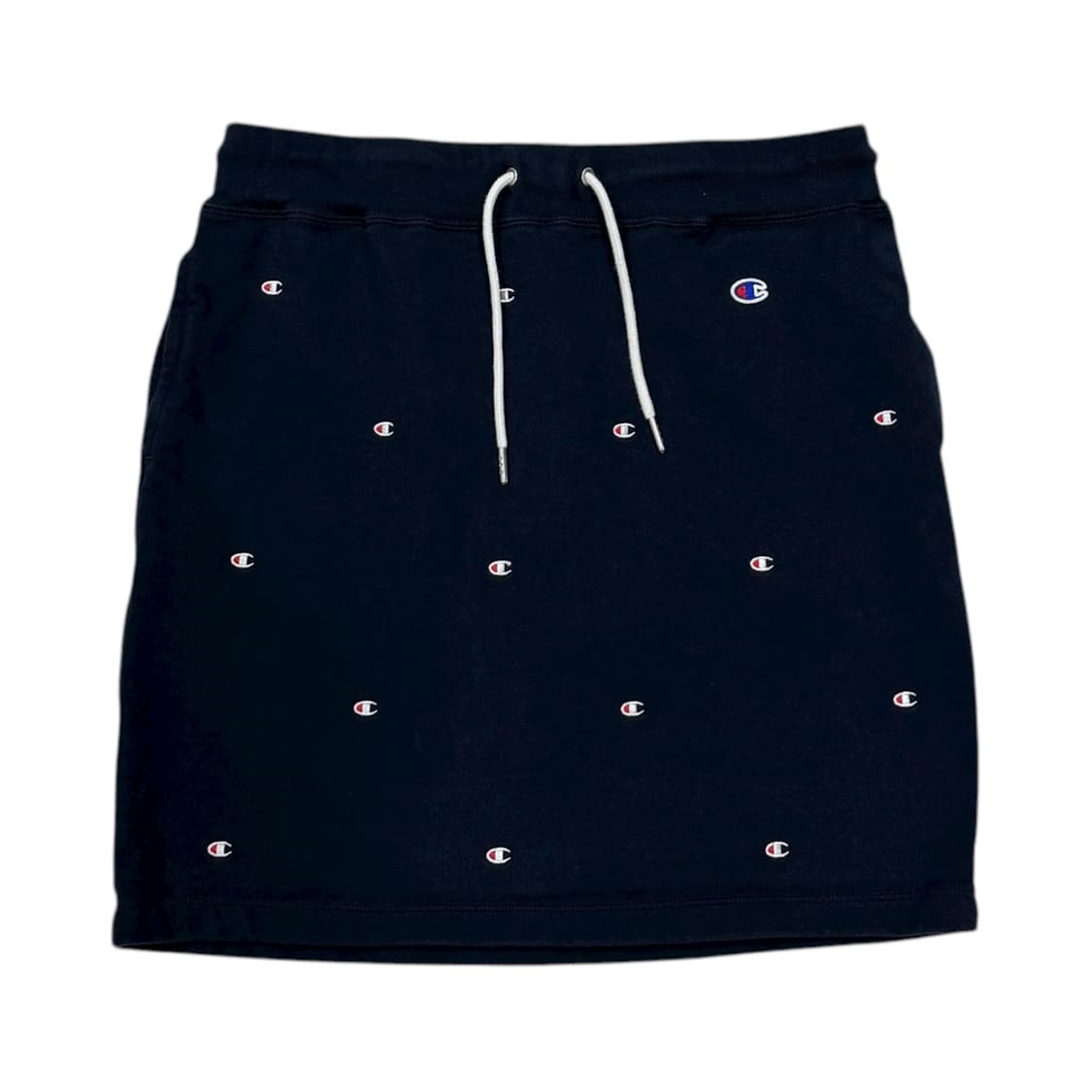 챔피온 일본판 재팬 로고자수 스웻 맨투맨 치마 셋업 세트 네이비 상품이미지5