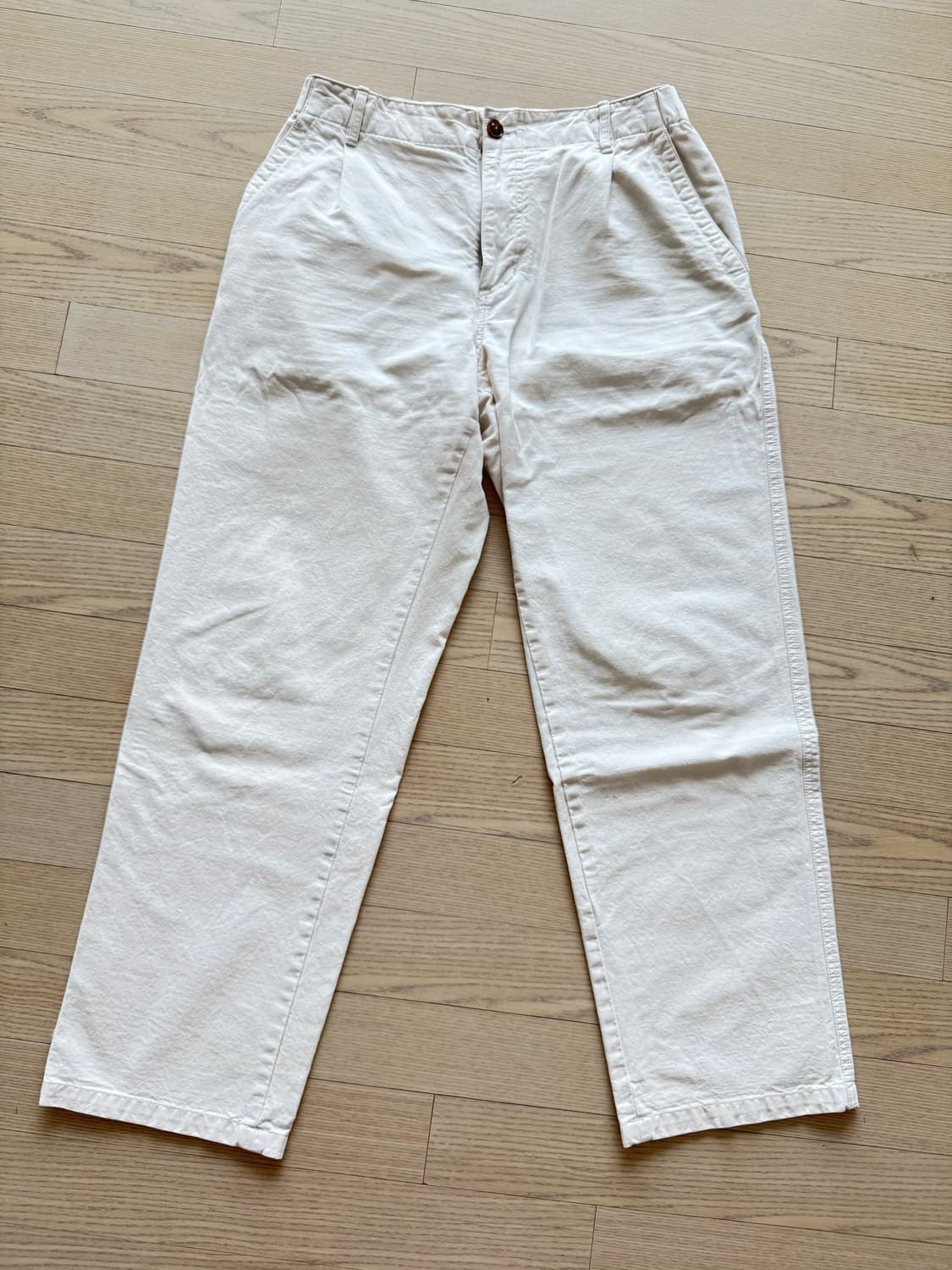 러프사이드 Elastic Fatigue Pants 아이보리 상품이미지1