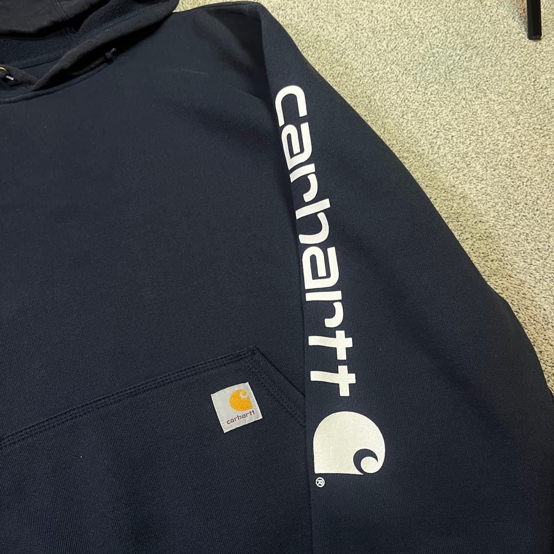 칼하트 빅로고 후드티 상품이미지2