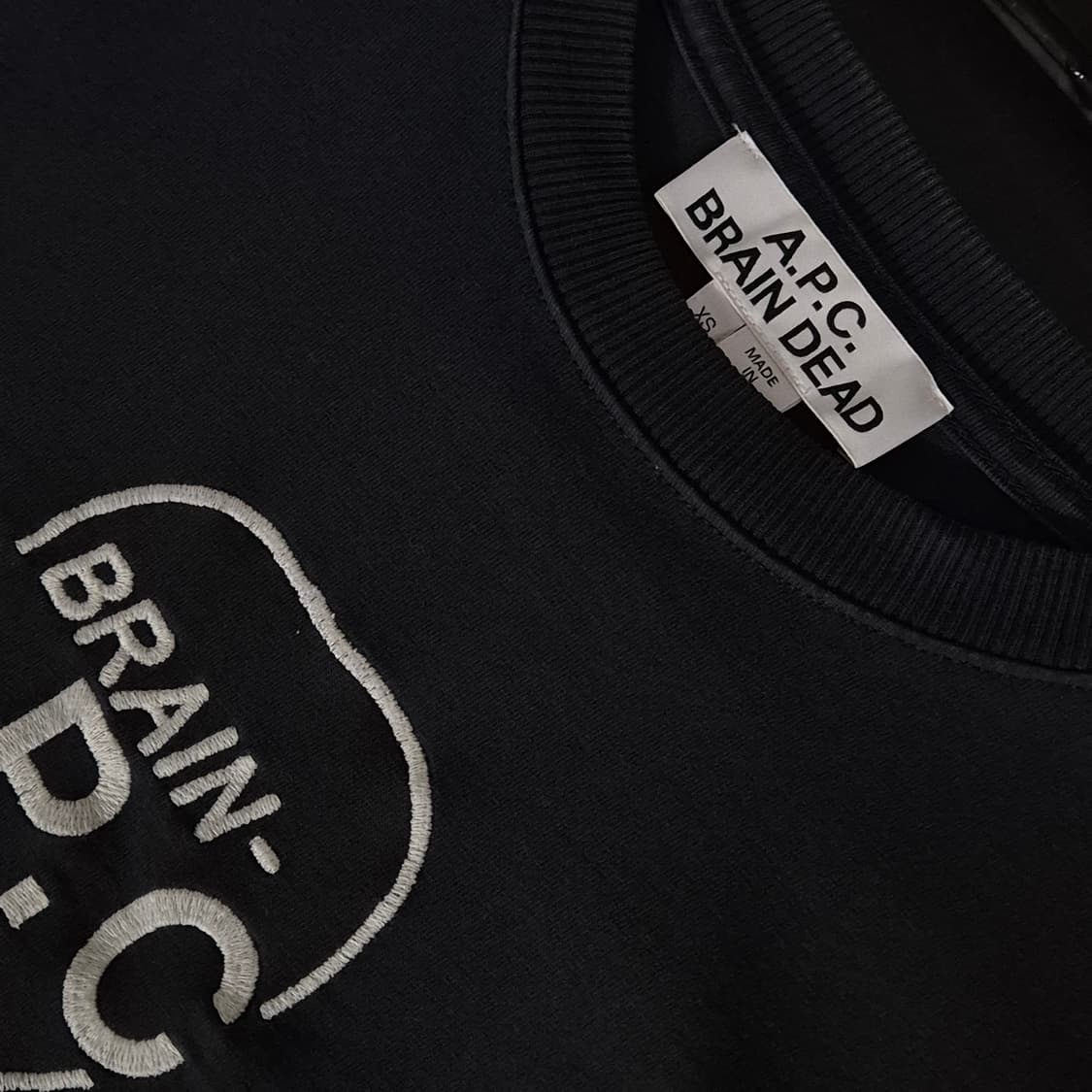브레인데드 X A.P.C. 반팔 티셔츠 XS사이즈 상품이미지4