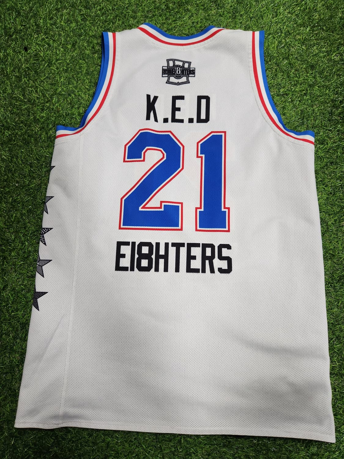 🔥EIGHTERS 리버서블 농구 저지 #21 블랙&화이트🔥양면 상품이미지3