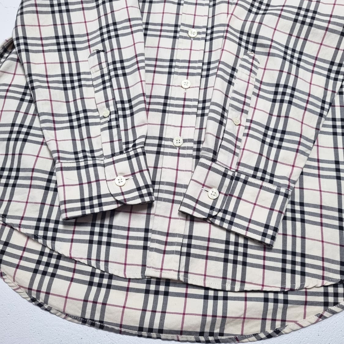 버버리 노바체크 셔츠 - S 상품이미지7
