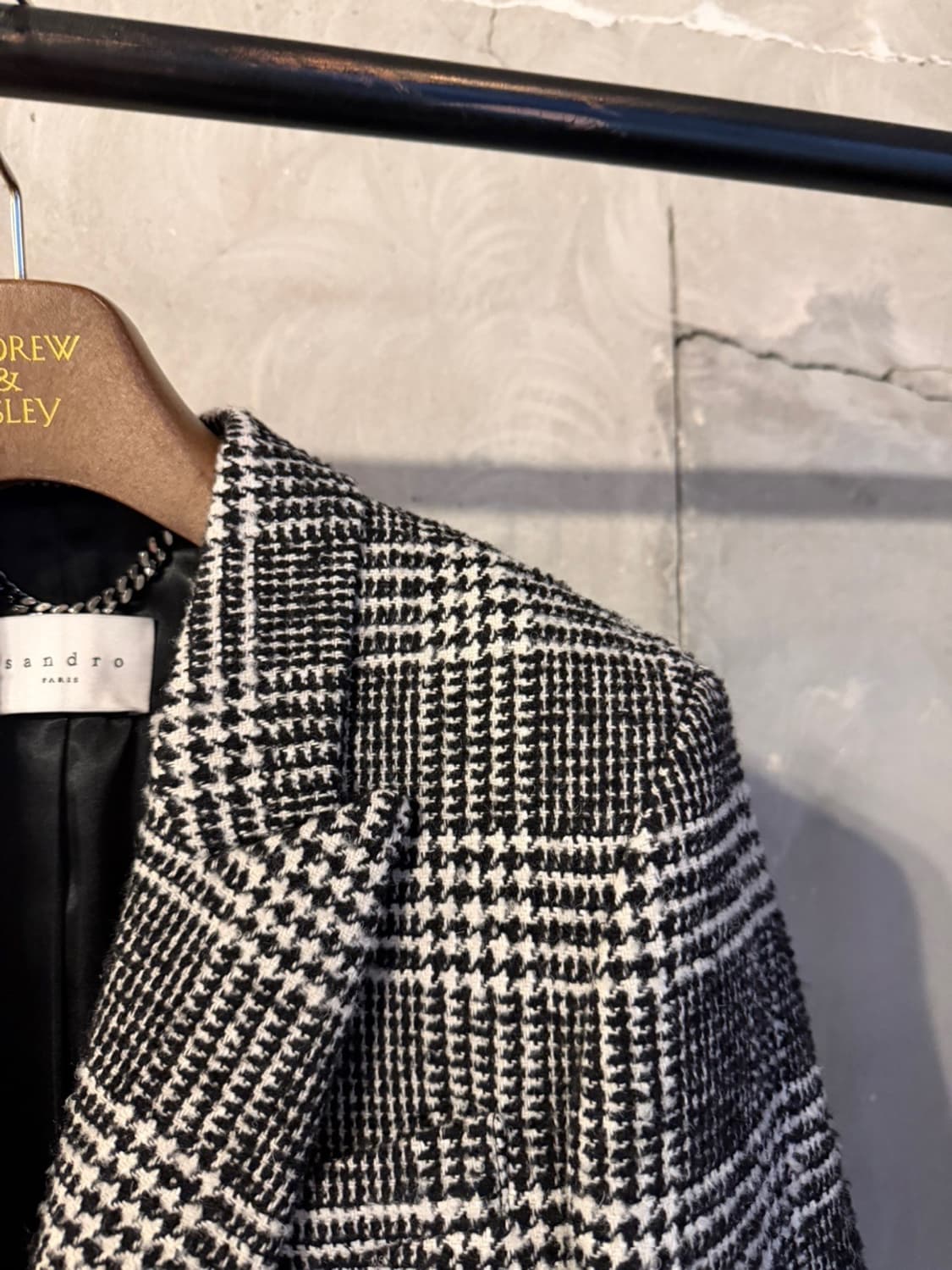 산드로 더블 브레스티드 코트 슬림100 상품이미지6