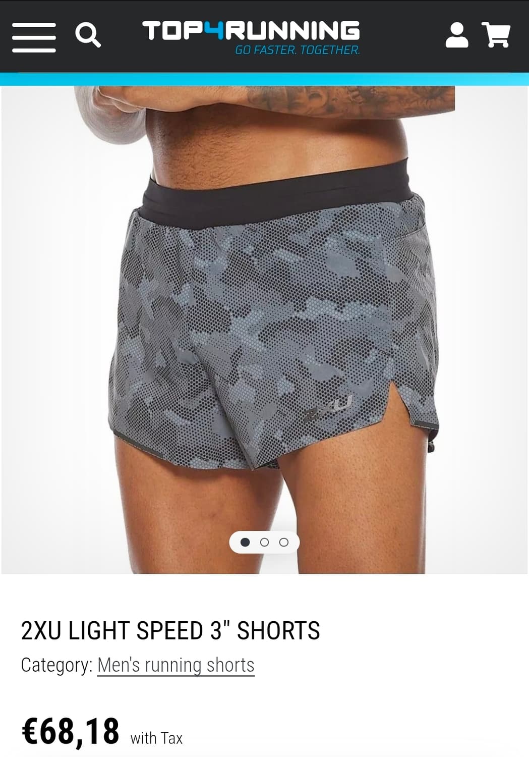 2XU 러닝 쇼츠 L (속바지 O) 상품이미지1