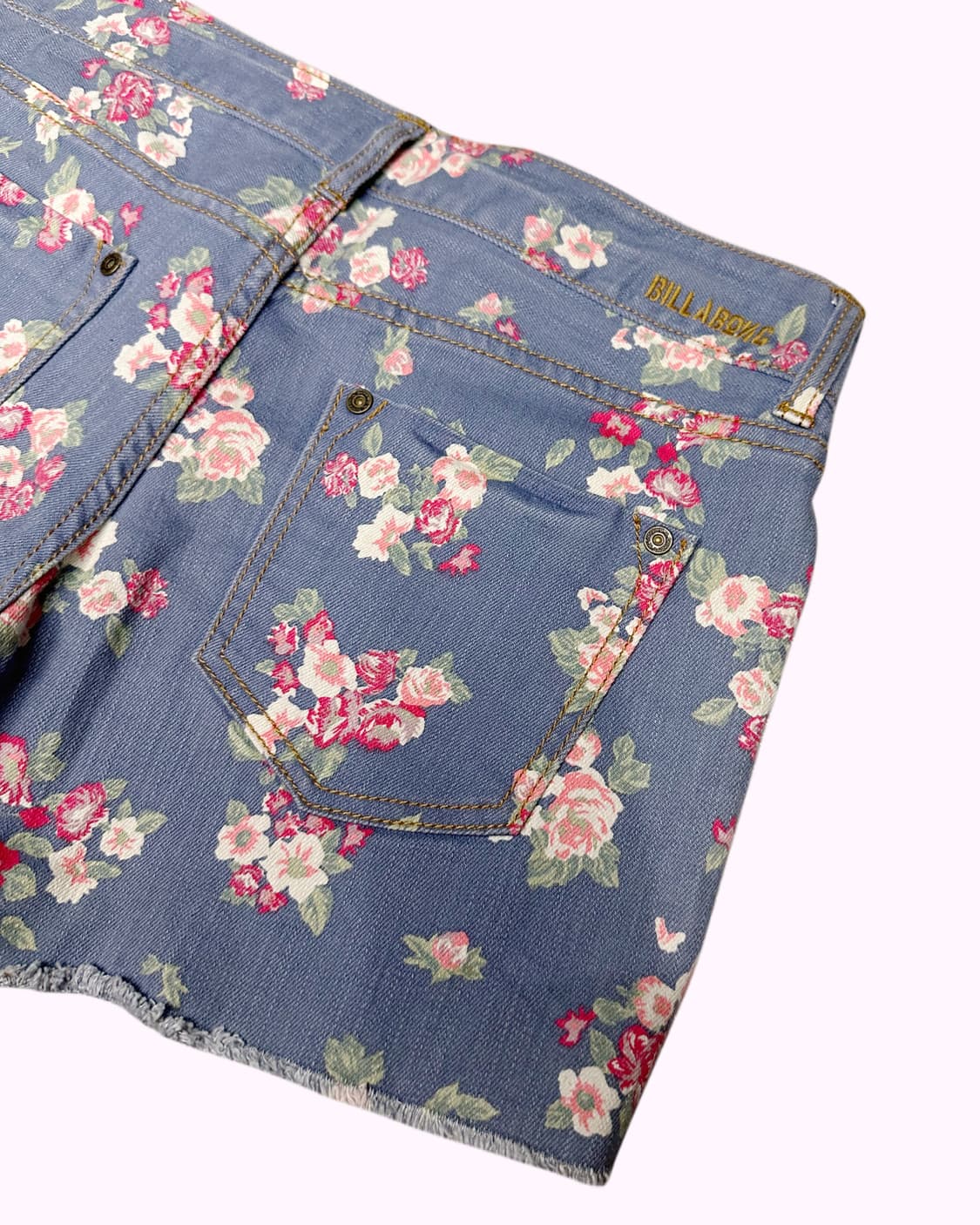vintage flower denim shorts 상품이미지5