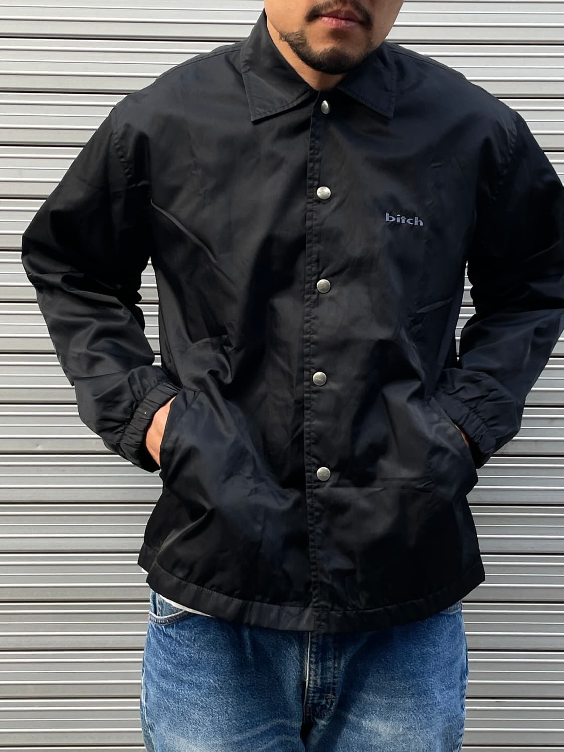 90s Bitch skateboards Black Coach Jk 상품이미지4