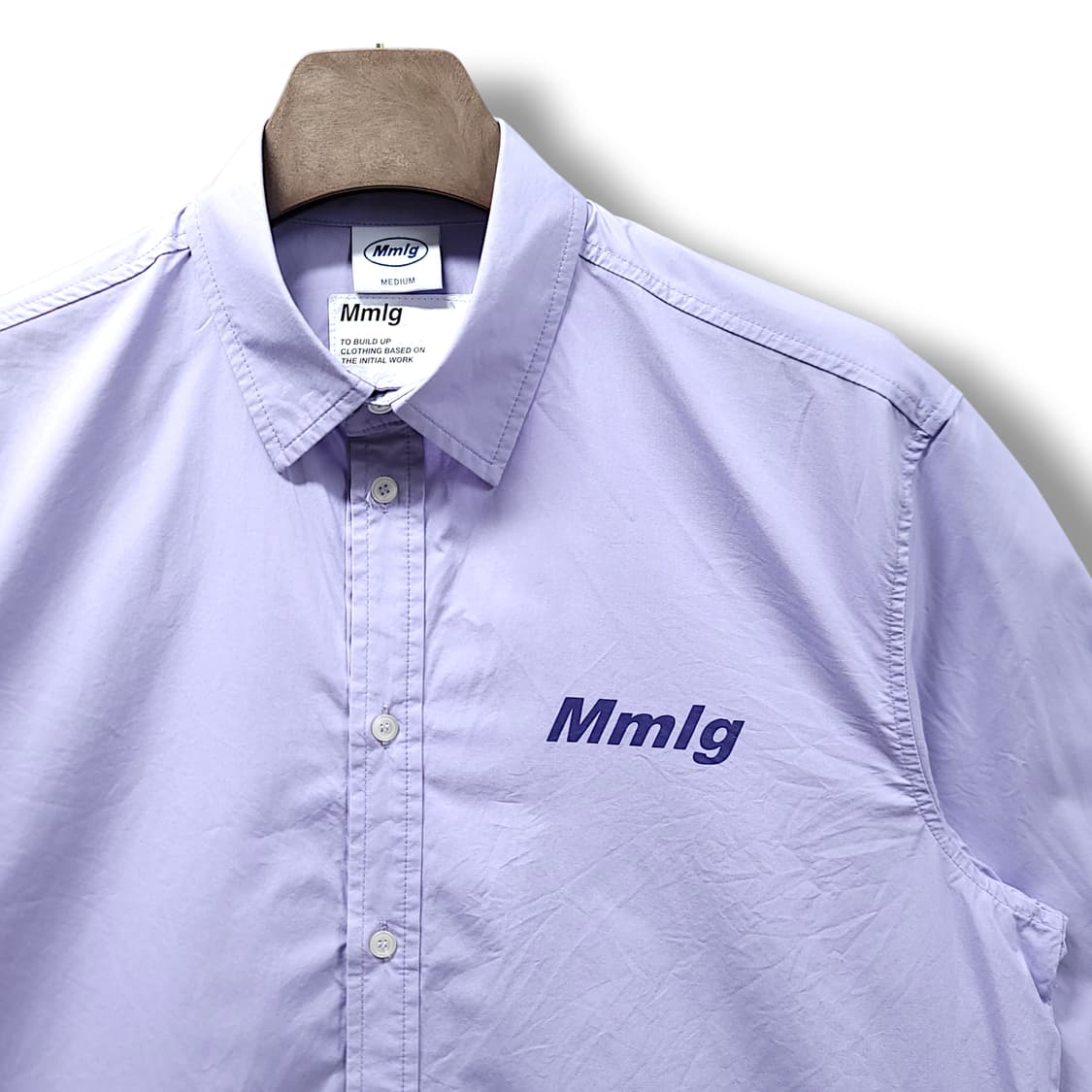 [M] Mmlg 퍼플 오버핏 긴팔셔츠 상품이미지4