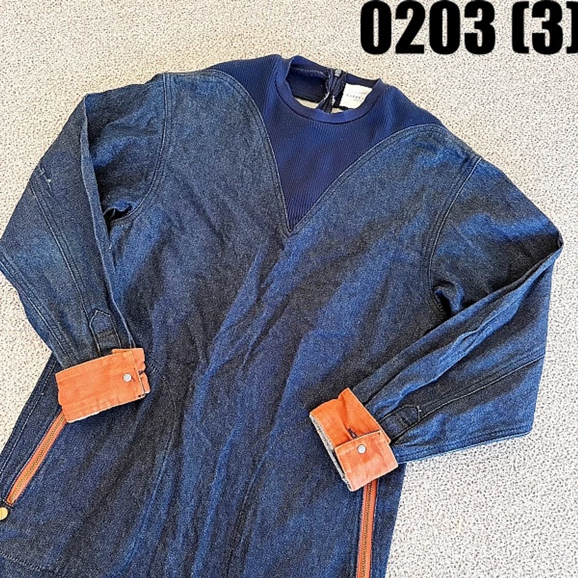 [S] 해프닝 여성 데님 롱 원피스 상품이미지2