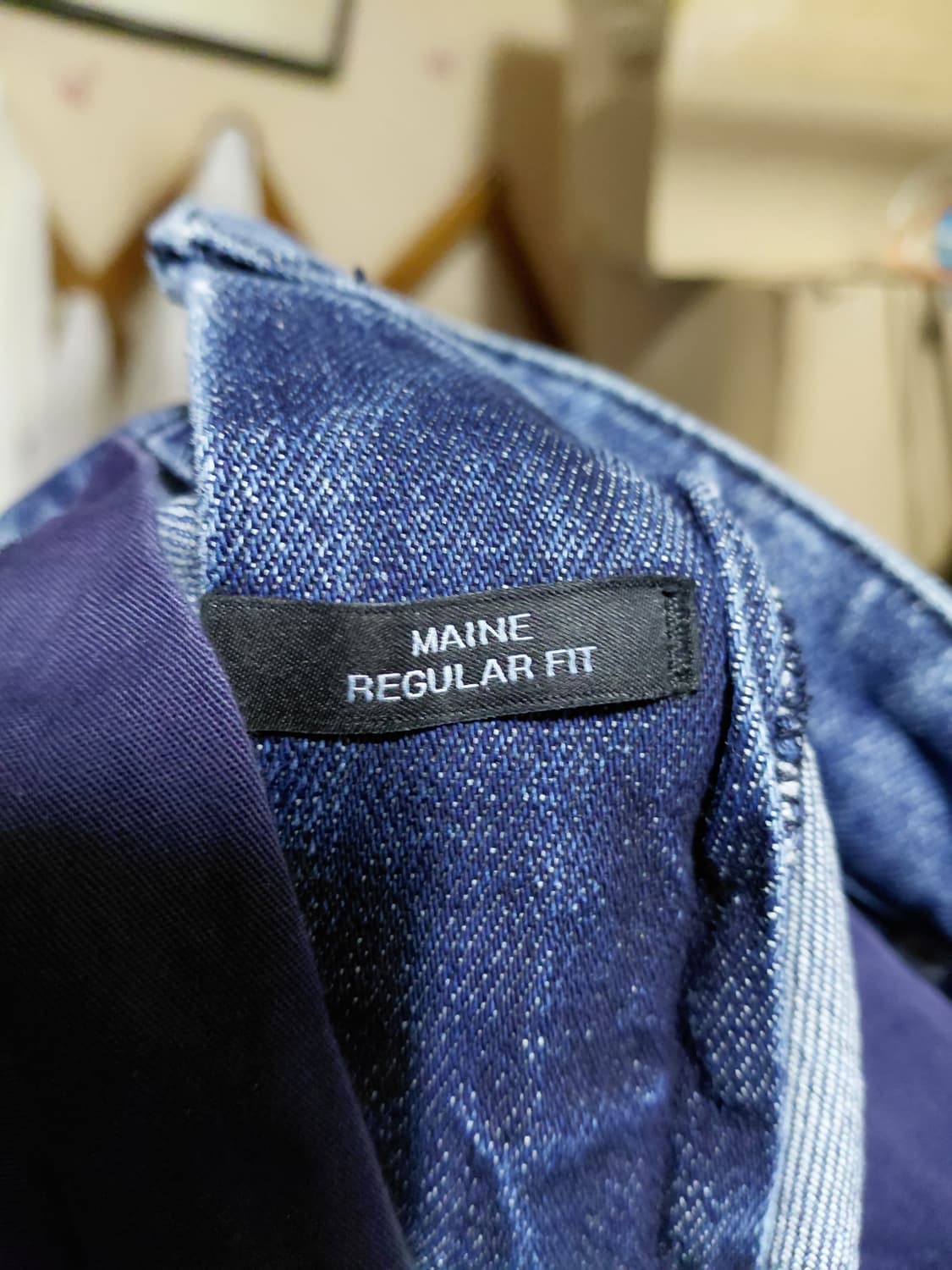 [휴고보스]일본판 MAINE 레귤러핏 스트레치 데님 청바지 32사이즈  상품이미지6