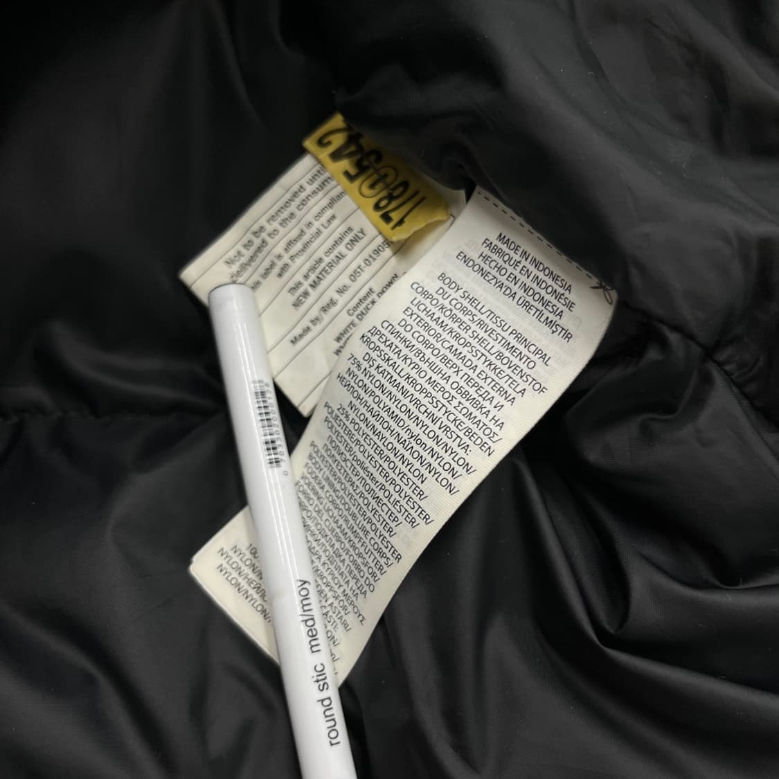 폴로 랄프로렌 블랙포니 차콜 후드패딩 L 상품이미지6