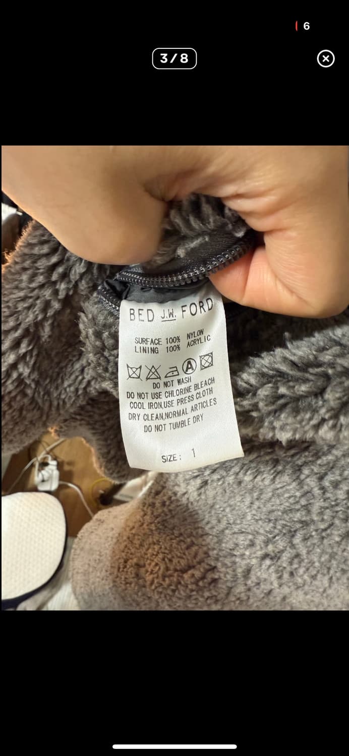 Bed jw ford 리버시블 나일론 후리스 상품이미지3