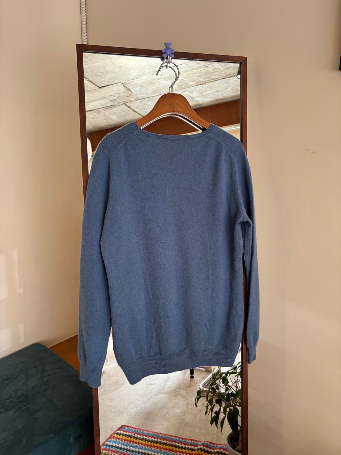 유니클로 V넥  캐시미어 여성 니트 상품이미지4