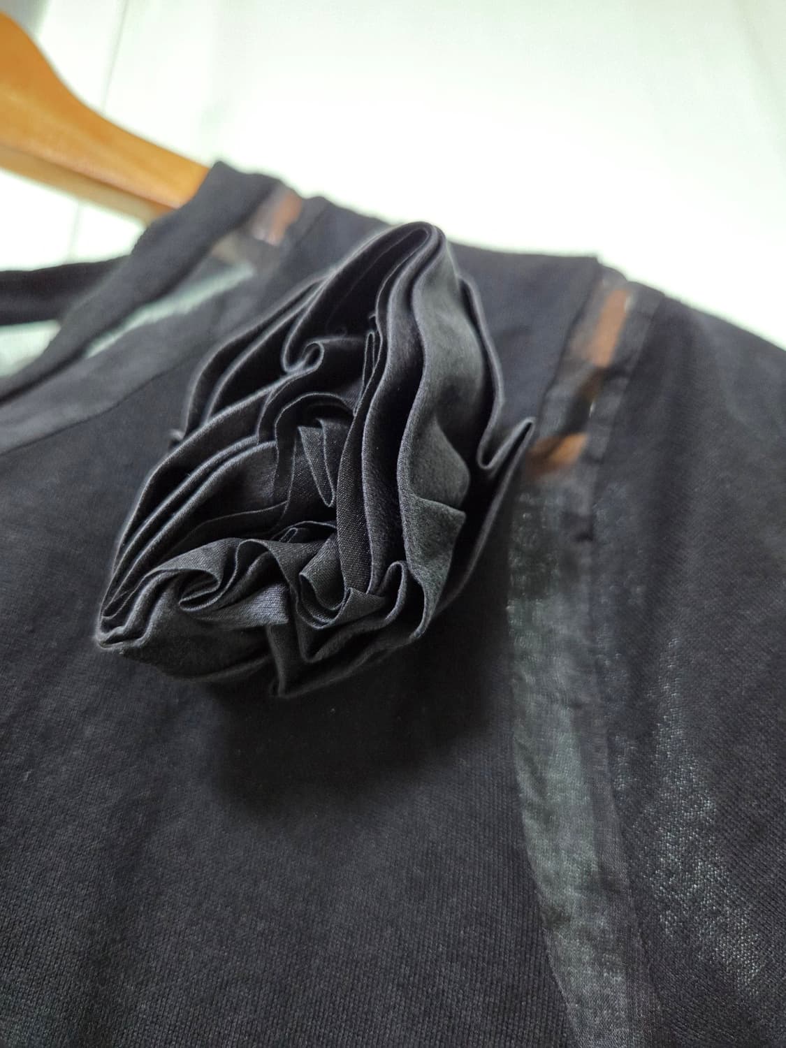​[00s Archive] D&G Rose Sheer-Panel top 상품이미지8