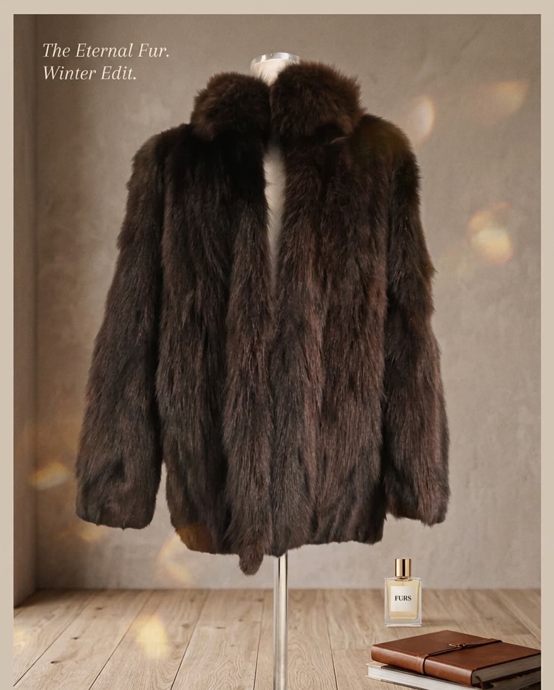 SAGA FOX(사가폭스) 천연 폭스 퍼 자켓 (다크 브라운/상태 최상) 상품이미지1