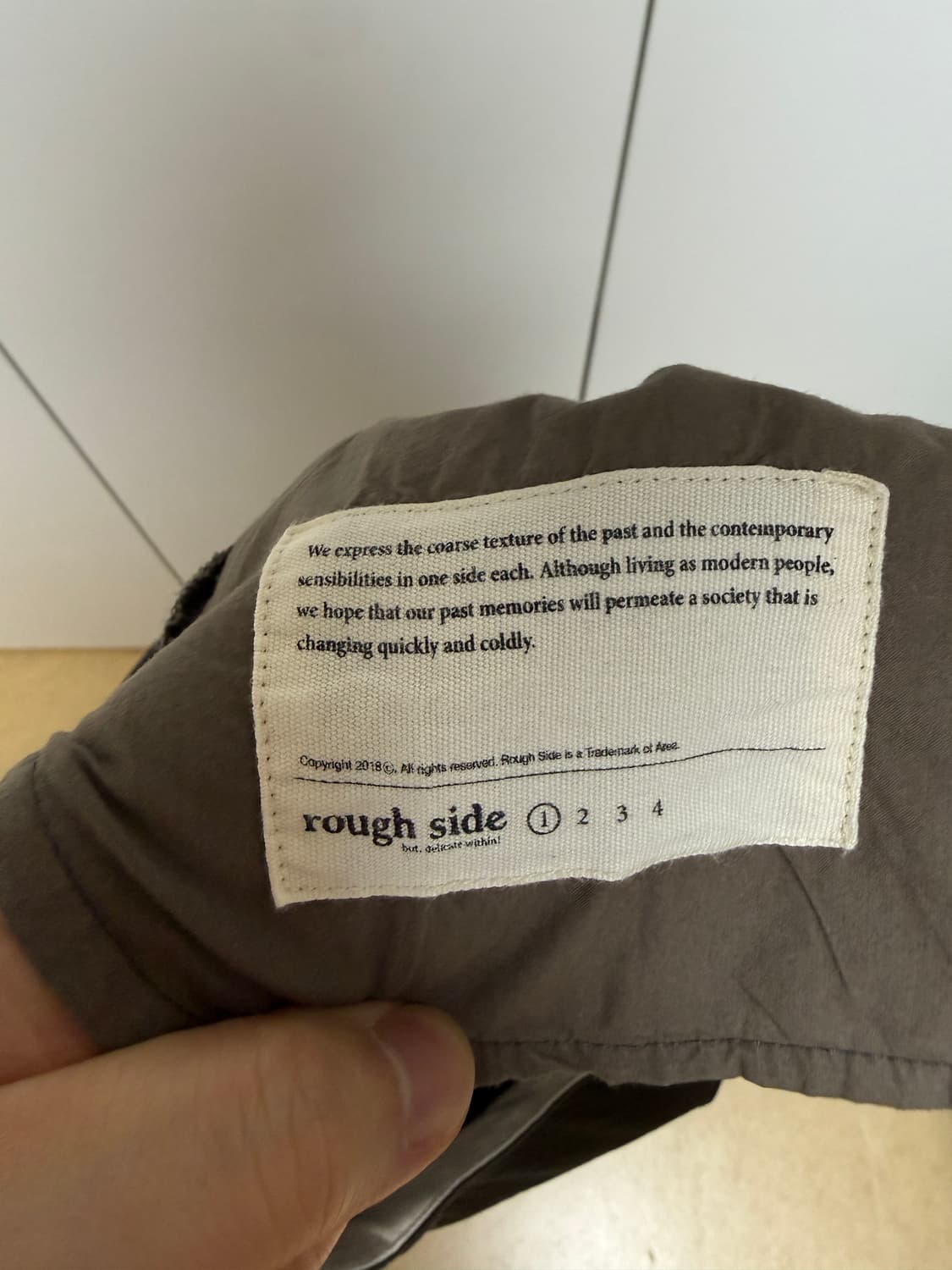 러프사이드 레귤러 치노 팬츠 차콜 1사이즈 상품이미지6