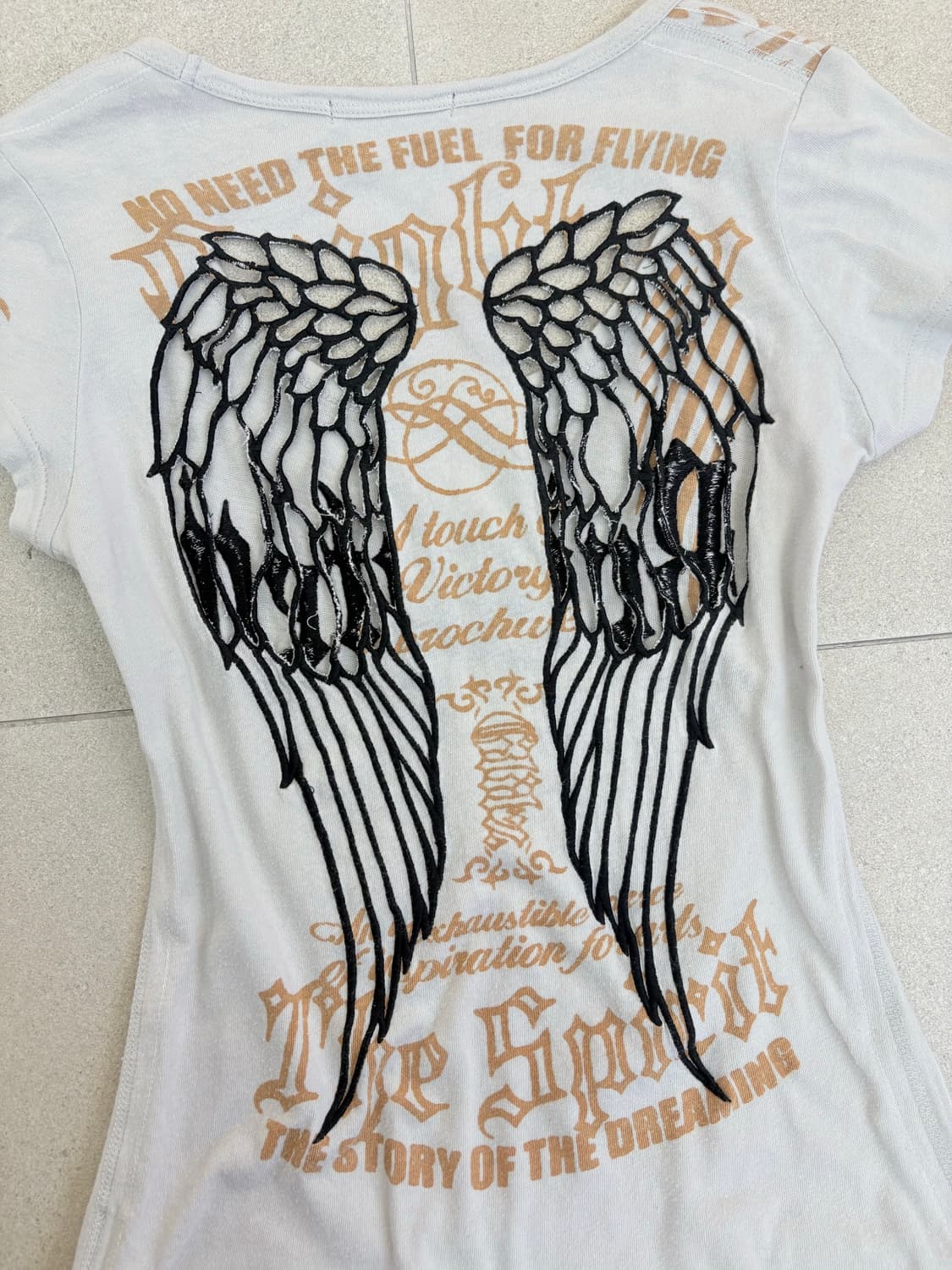 Glitz 시스루 날개 반팔 상품이미지6