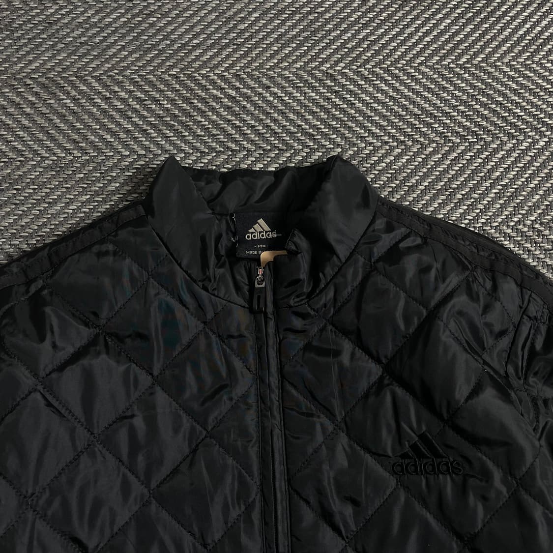 00s 아디다스 경량 퀼팅 점퍼 자켓 블랙o 5031 상품이미지4