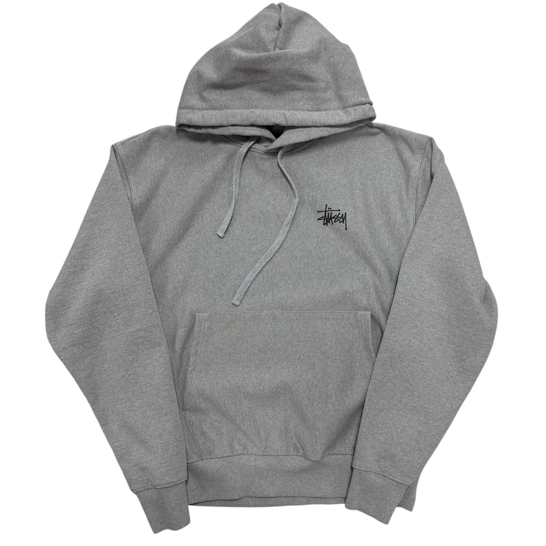 정품 스투시 빅로고 그레이 후드티 상품이미지3