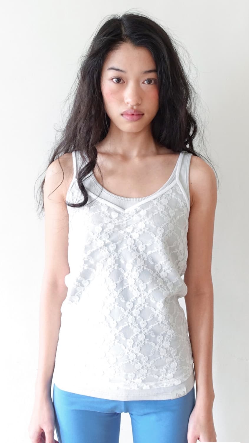 lace sleeveless 레이스 슬리브리스 상품이미지1