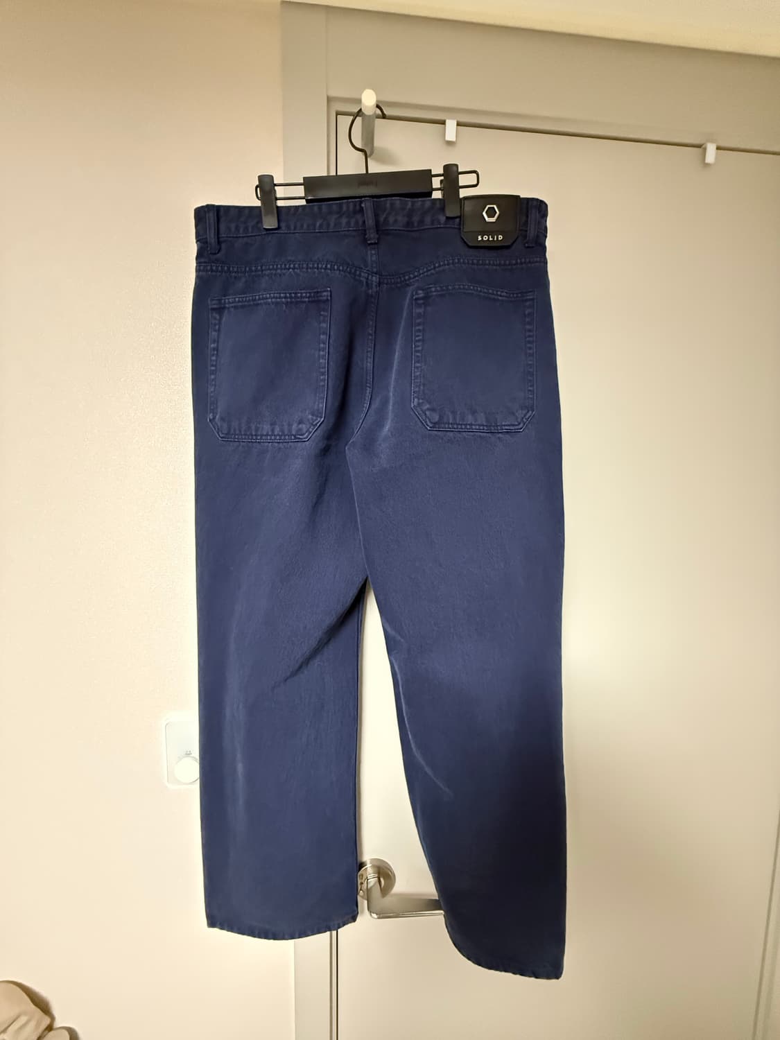 [52] 솔리드옴므 23ss 네이비 데님 팬츠 상품이미지2