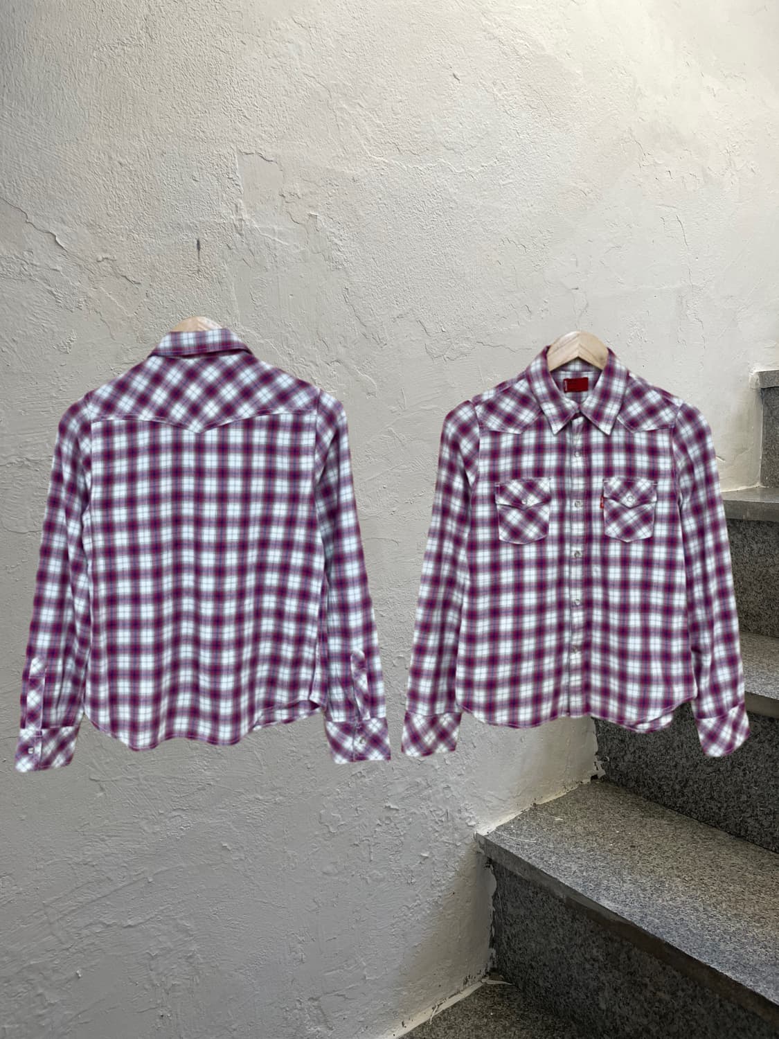 00's LEVI'S 옴브레 웨스턴 셔츠 상품이미지2