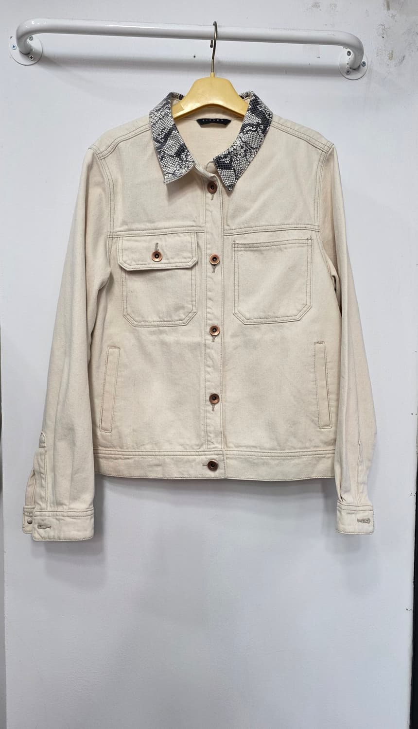 시슬리 여성 데님 자켓 상품이미지1