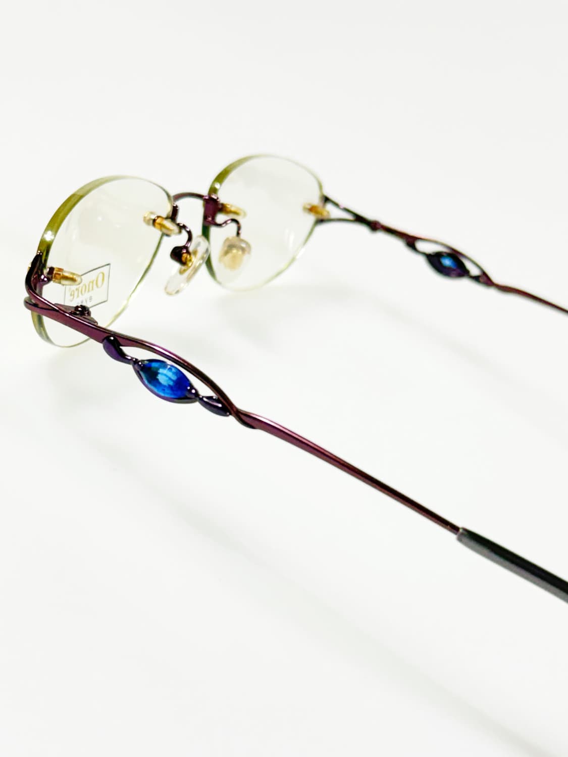 ONORE EYES 무테 오벌 메탈 프레임 빈티지 안경 상품이미지4