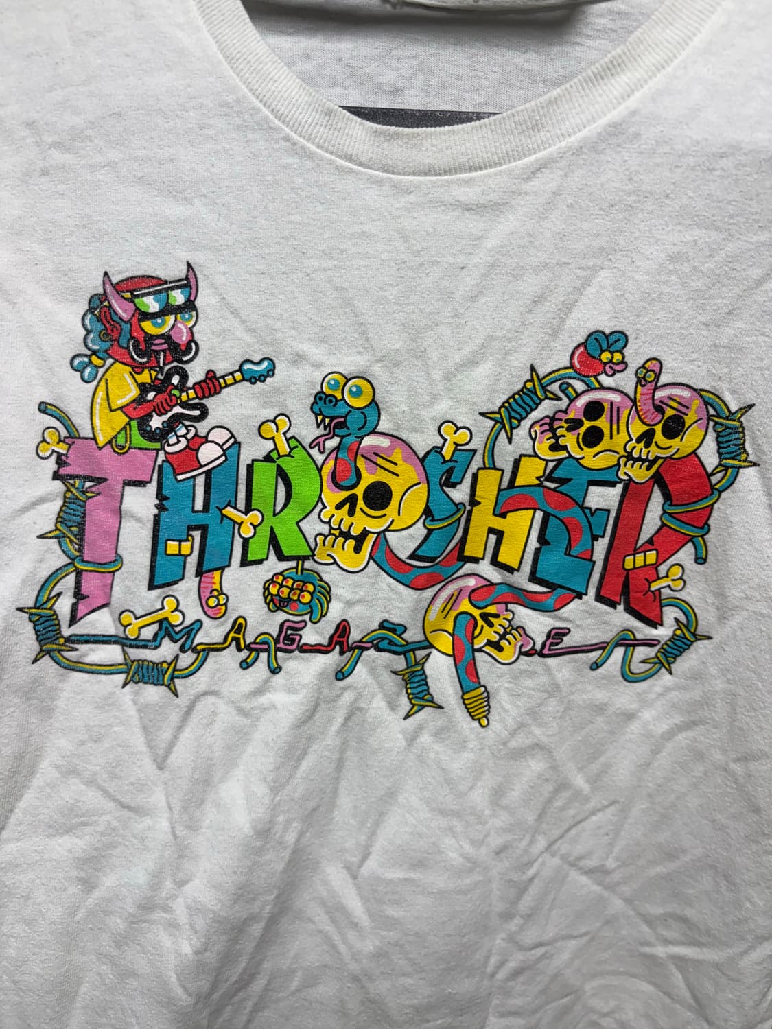 트래셔 컬러스컬 반팔티 상품이미지2