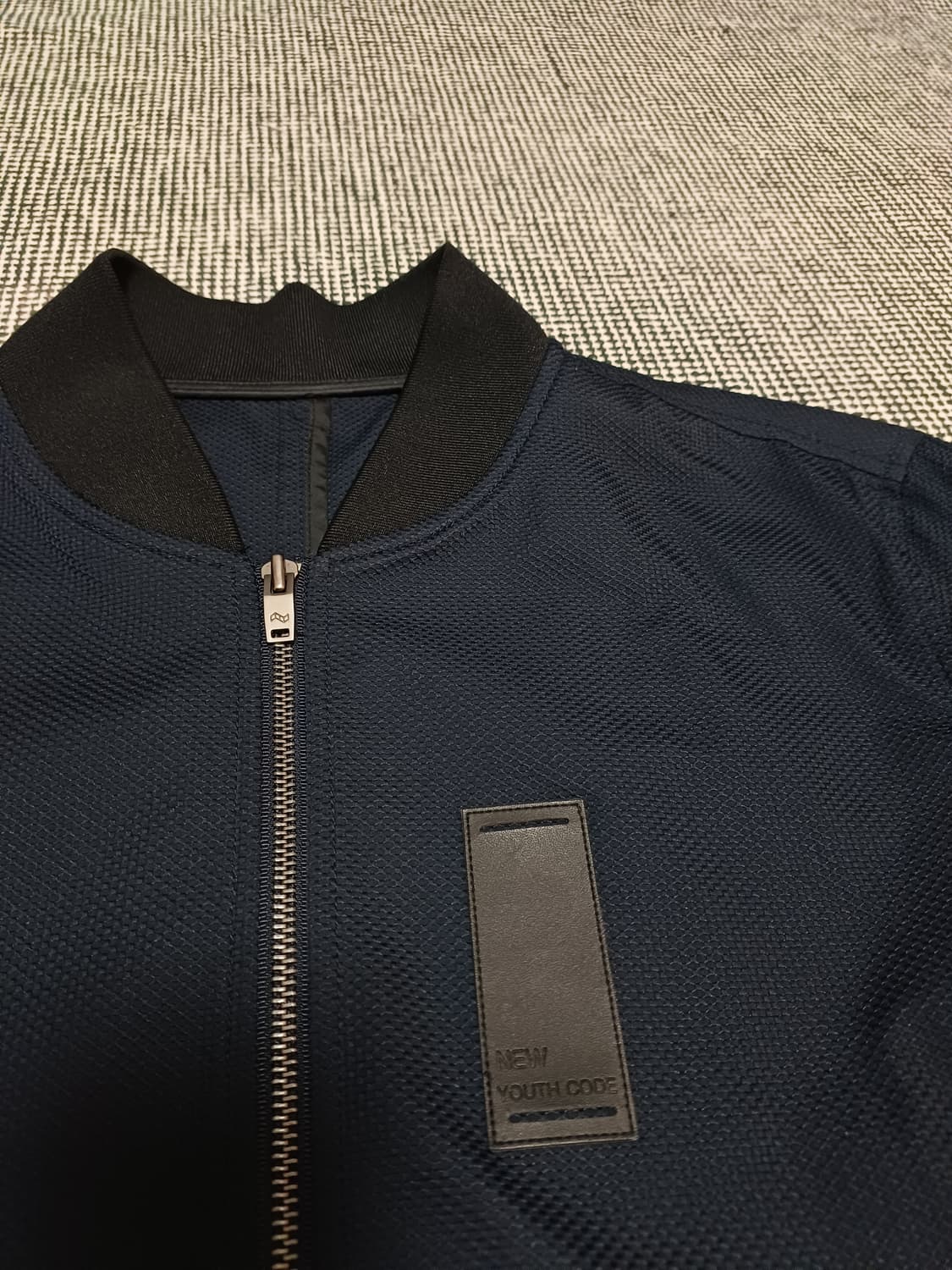 마인드브릿지 세련된 네이비 블루종 점퍼 (105) 상품이미지4