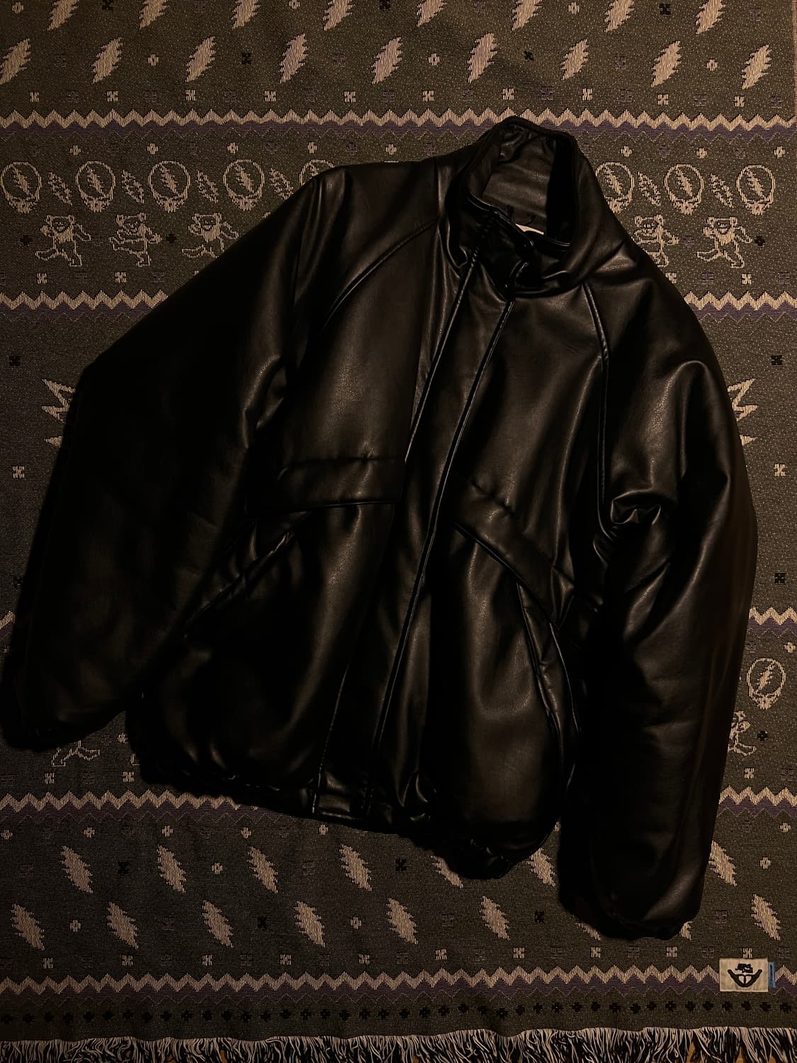 레더 자켓(누빔) 상품이미지1