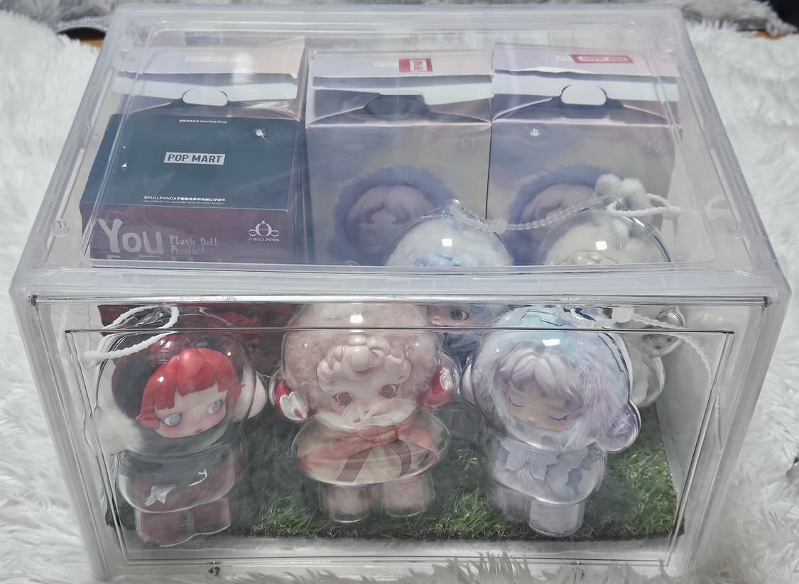 (일괄) 스컬판다 키링 5종 + 인형 케이스 + 보관 케이스 상품이미지3