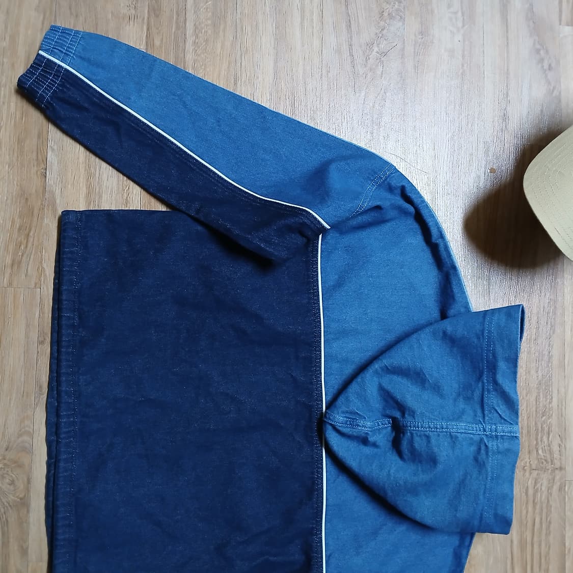 Adidas 아디다스 제니 데님 크롭 아노락 후드 청 후드 상품이미지7