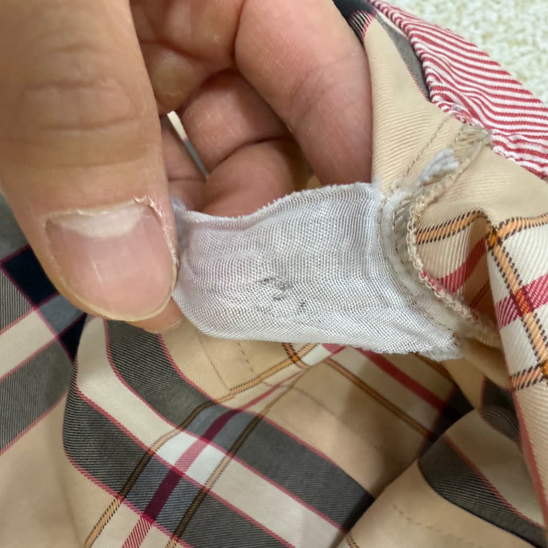 [85] 헤지스 여성 체크패턴 셔츠 0107T1 상품이미지4